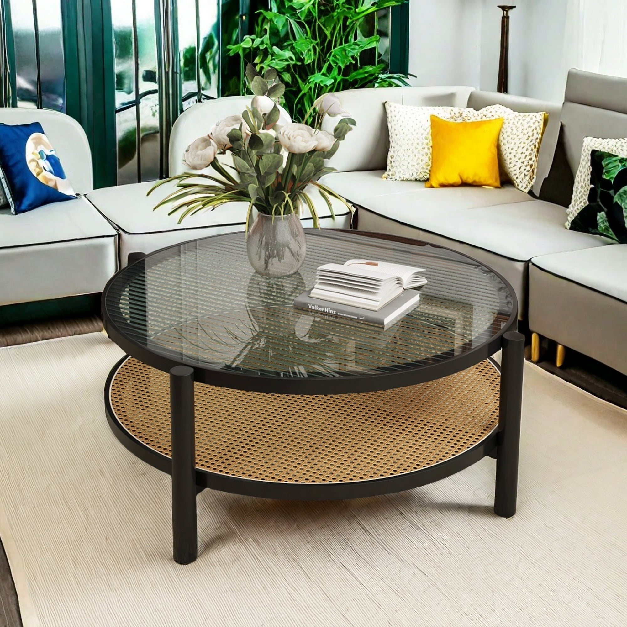 GlasFlength Round Glass Table Top 30", Tempered Glass Top Replacement