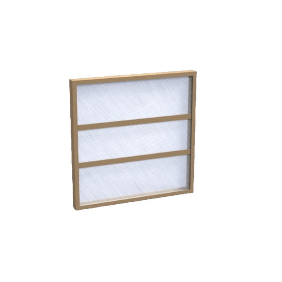 Glasfloss GDS Series 10 x 10 x 1 Double Strut Disposable Fiberglass Panel Air Filters. Case of 12. Actual Size: 9-5/8 x 9-5/8 x 3/4