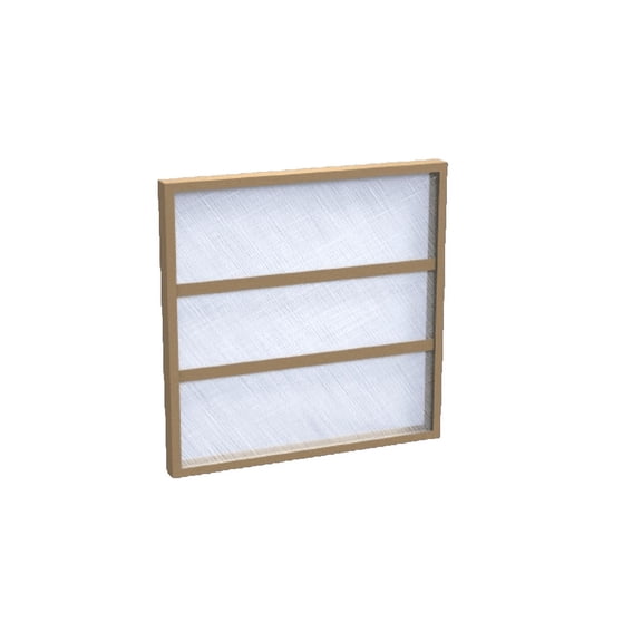 Glasfloss GDS Series 20 x 20 x 1 Double Strut Disposable Fiberglass Panel Air Filters. Case of 12. Actual Size: 19-5/8 x 19-5/8 x 3/4
