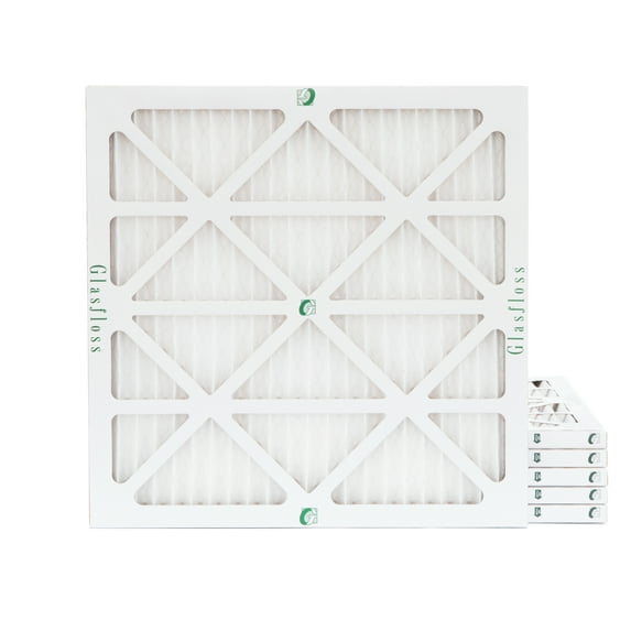 Glasfloss ZL 10x10x1 MERV 10 Pleated AC Furnace Air Filters. 6 PACK. Actual Size: 9-1/2 x 9-1/2 x 7/8