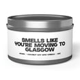 thumbnail image 1 of Glasgow Moving Away Friend Family Tin Candle Gift Decor Vanilla Coffee, 1 of 4