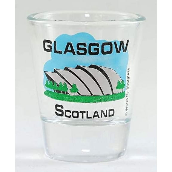 Glasgow Scotland Clyde Auditorium Shot Glass