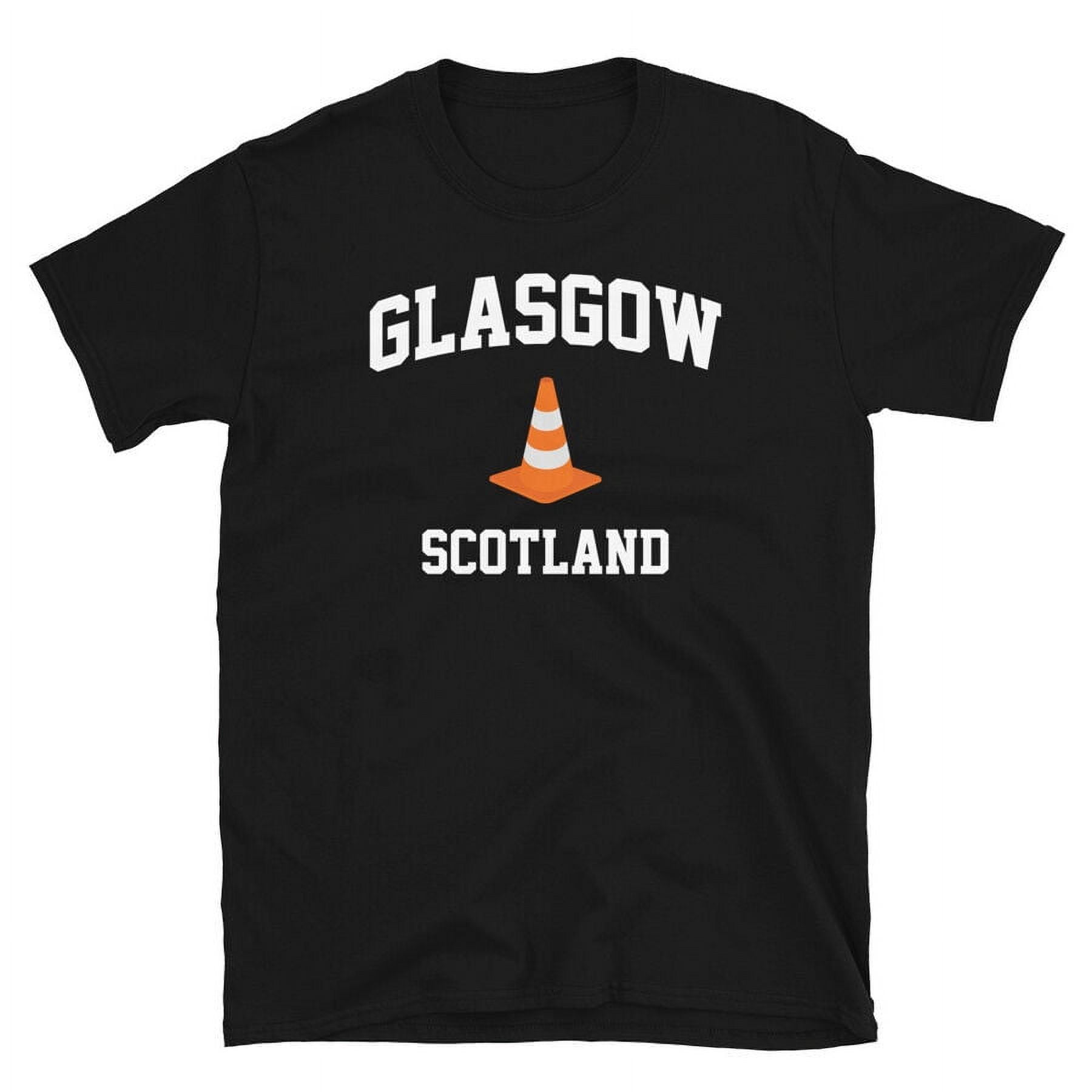 Glasgow Scotland Cone Head Duke Of Wellington Statue Short-Sleeve ...