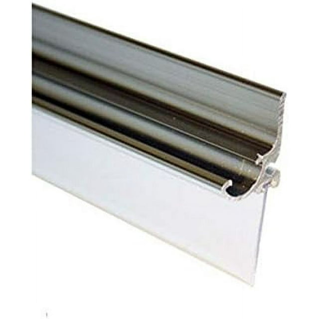 Glass 25" Chrome Framed Shower Door Replacement Drip Rail With Vinyl