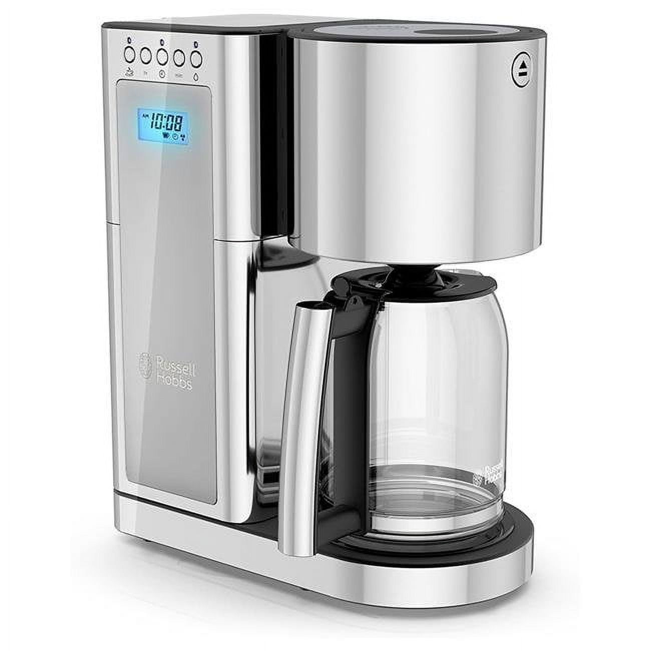 Glass-8-Cup-Coffeemaker-Silver