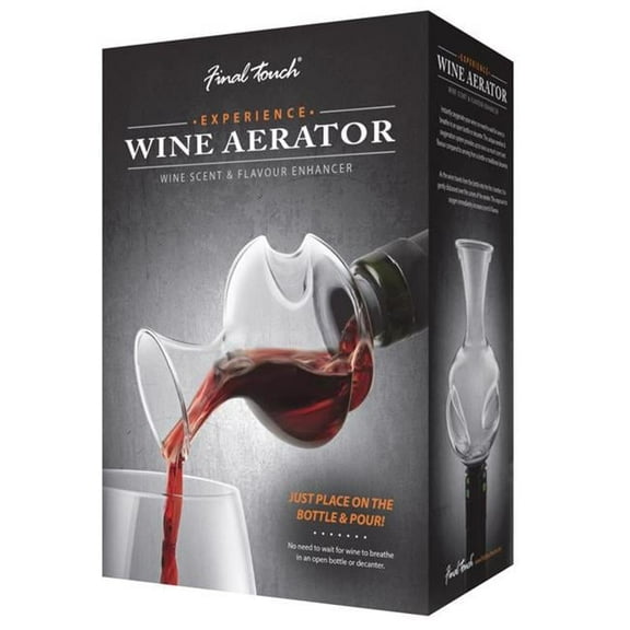 Glass Aerating Wine Pourer, Clear