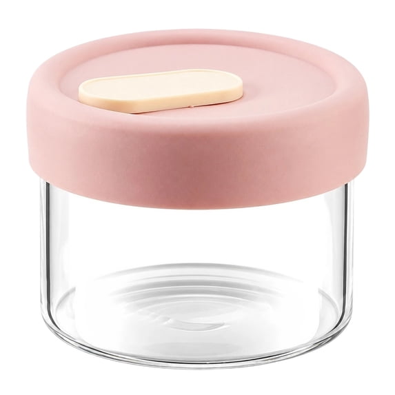 Glass Airtight Storage Jar, Kitchen Grain Container, 3.14X2.68 ...
