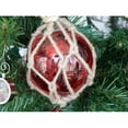 thumbnail image 1 of Glass And Rope Red Fishing Float Christmas Tree Ornament, 1 of 1