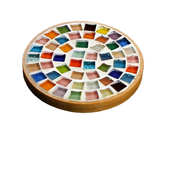 Glass And Wood Crafts for Adults Mixed Color Kits Craft Kits for Adults Beginners Making Kits,3.54 inch,Rainbow B