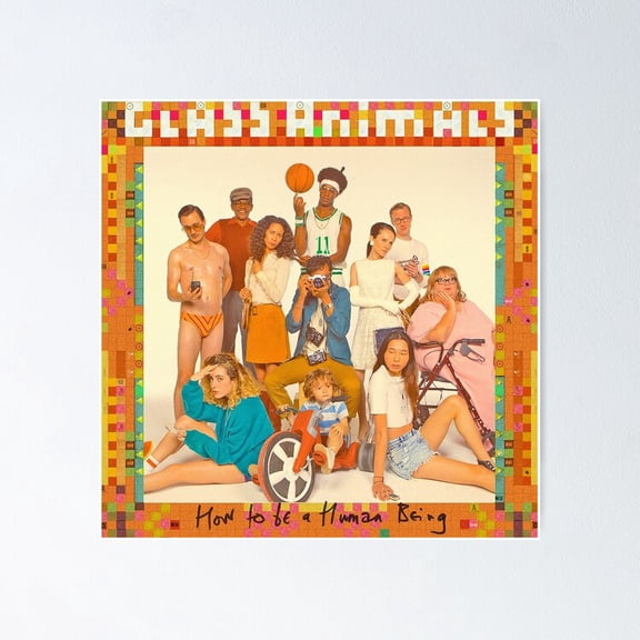 Glass Animals Psych Pop Indie Electronic Music Album Art Wall Decor, Unframed Poster