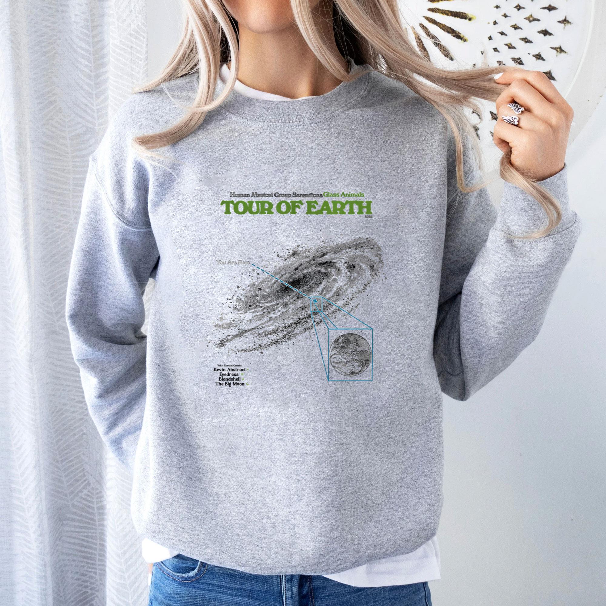 Glass Animals Tour of Earth 2024 Shirt, Glass Animals Band Fan Shirt