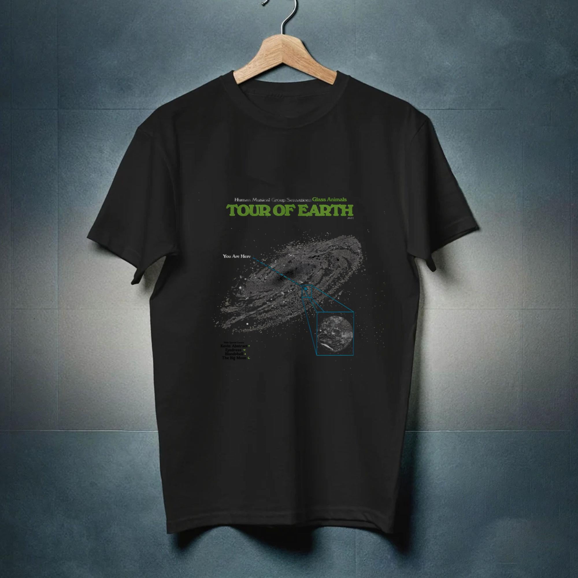Glass Animals Tour of Earth 2024 Shirt, Glass Animals Band Fan Shirt, Glass Animals 2024