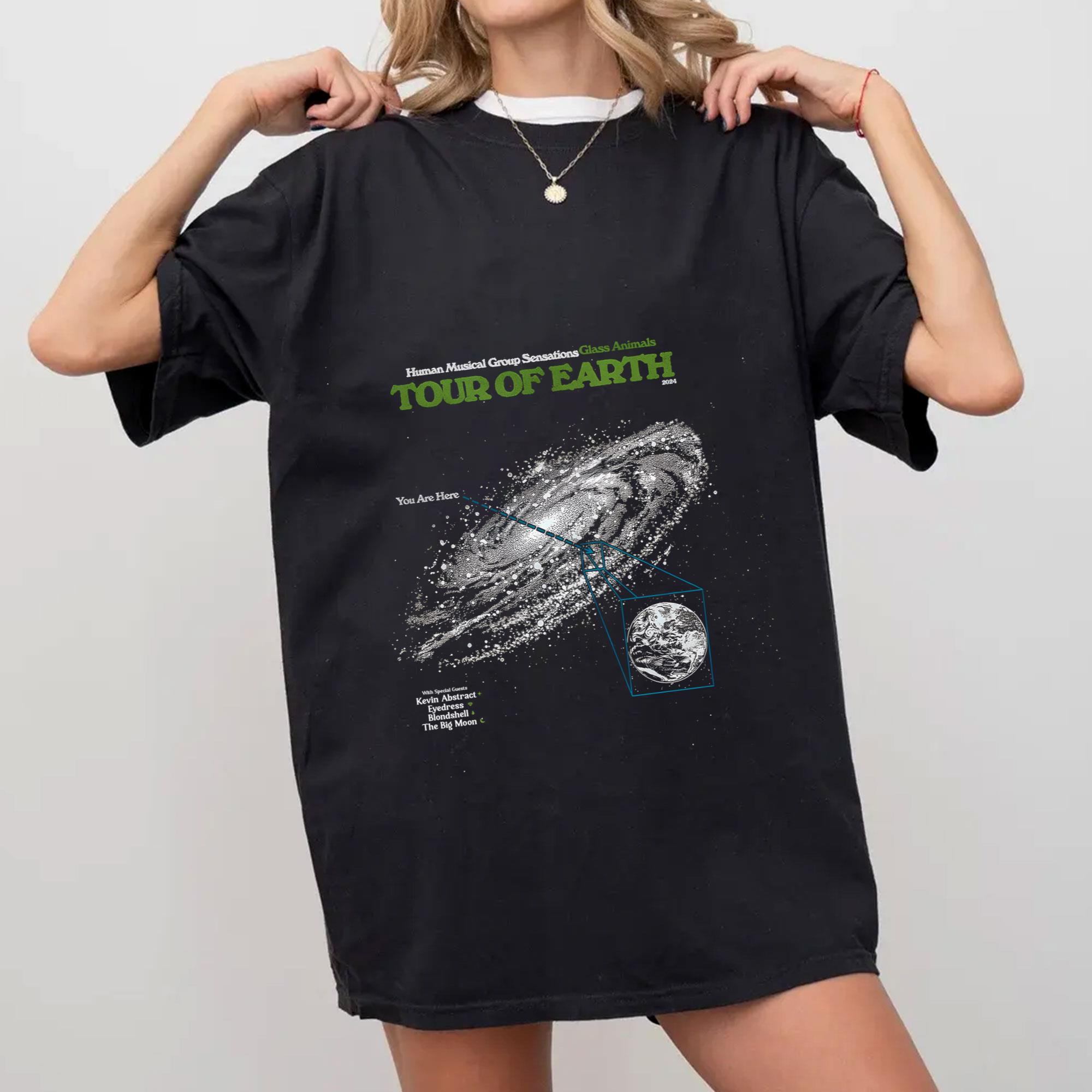 Glass Animals Tour of Earth 2024 Shirt Glass Animals Band Fan Shirt Glass Animals 2024 Concert