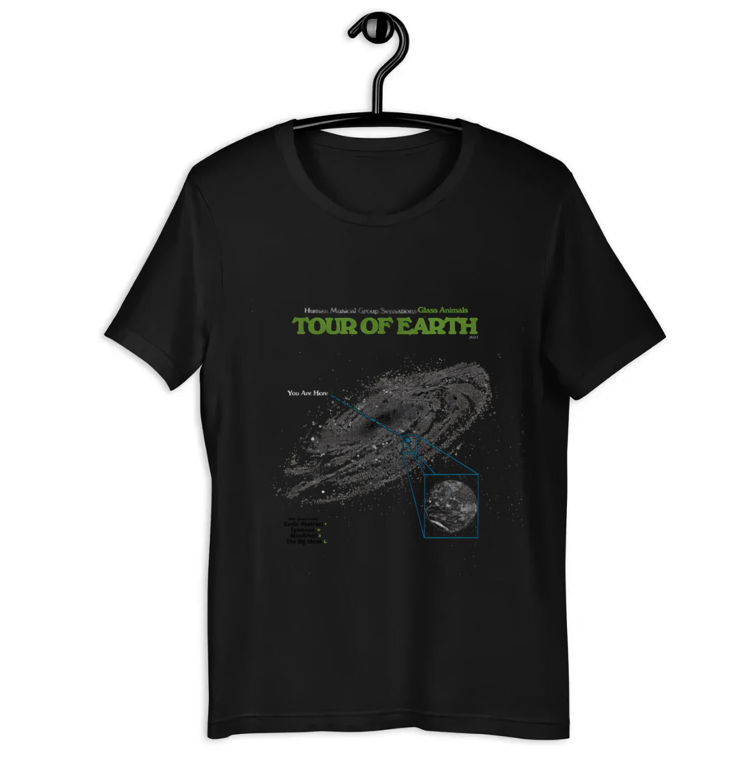 Glass Animals Tour of Earth 2024 Shirt, Glass Animals Band Fan Shirt, Glass Animals 2024