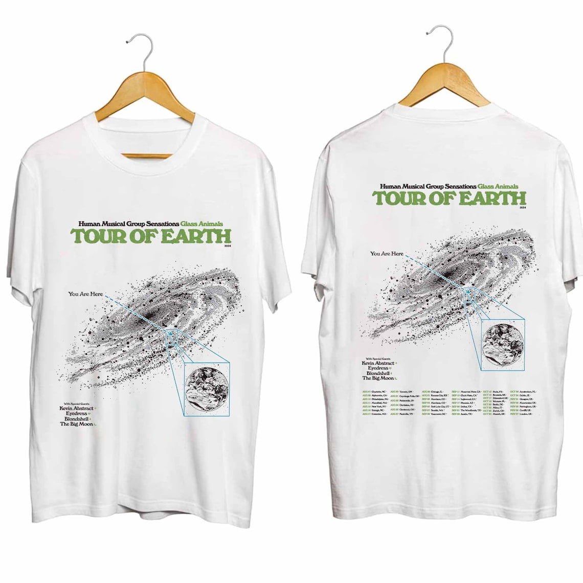 Glass Animals Tour of Earth 2025 Shirt, Glass Animals Band Fan Shirt