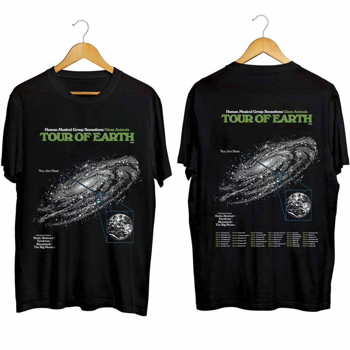 Glass Animals Tour of Earth 2025 Shirt, Glass Animals Band Fan Shirt