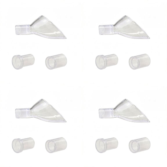 Glass Aquarium Outflow Pipe, Transparent Inflow Outflow Water Pipe for Freshwater Tanks, Adjustable Filter Equipment with Flow Reducer Nozzle for Fish Tank Pond Hotel Sink