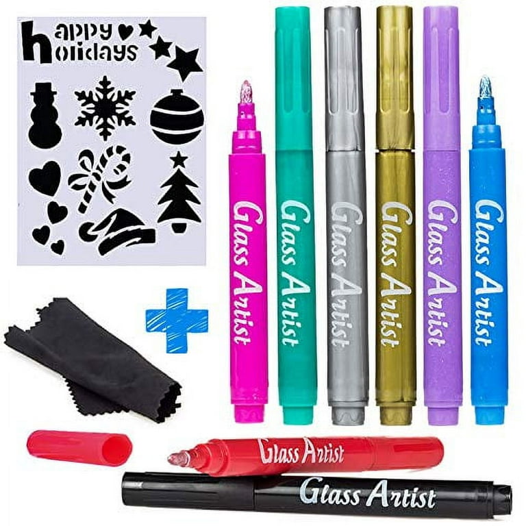 The Wine Marker - Wine Glass Markers Erasable Metallic Colors - BUY 2 GET 1  FREE