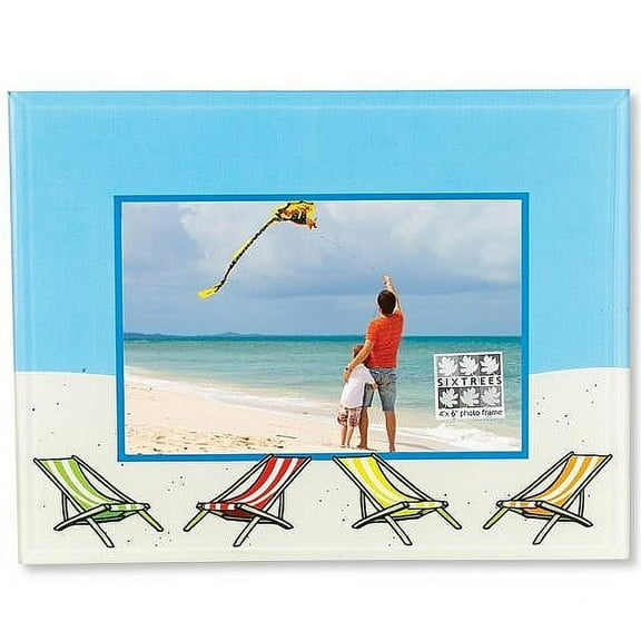 Glass BEACH CHAIRS frame by Sixtrees  - 4x6