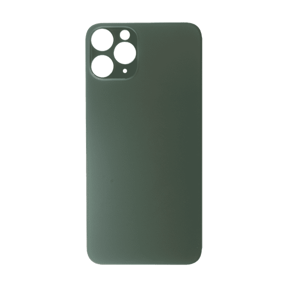 Glass Back Compatible With Phone 11 Pro Max Plain in Green