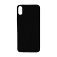 thumbnail image 1 of Glass Back Compatible With iPhone XS Max Plain in Black, 1 of 3