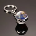 thumbnail image 1 of Glass Ball Keyring Glow In The Dark Multicolor Planet Galaxy Keychain Universe Key Chain Outer Space Astronomical Jewelry, 1 of 3