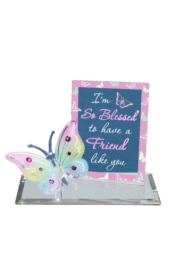 Butterfly "So Blessed Friend"