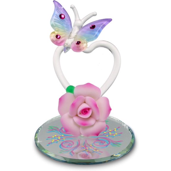 Glass Baron "I love you" Butterfly