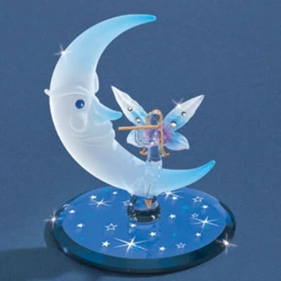 Glass Baron Moon Fairy Figurine