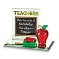 thumbnail image 1 of Glass Baron TEACHERS Sentiment with Glass Apple Figurine, 1 of 3