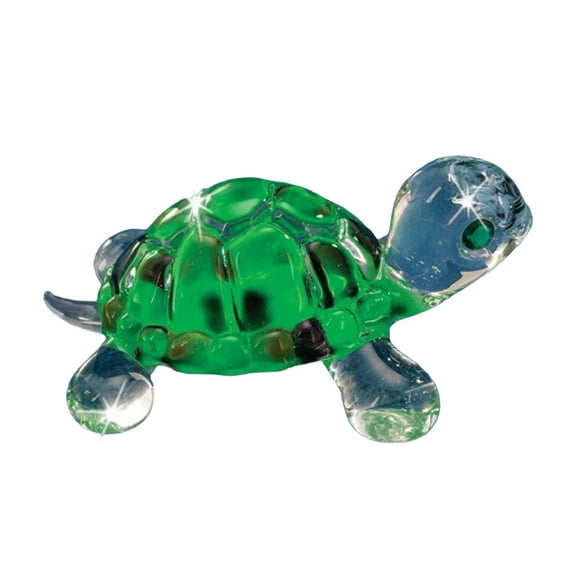 Glass Baron Miniature Glass Turtle Figurine
