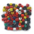 thumbnail image 1 of Glass Barrel Beads - Opaque Assortment, 1 lb bag, 1 of 2