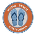 thumbnail image 1 of Glass Beach, California 3.5 Inch Iron Or Sew On Embroidered Fabric Badge Patch Ocean Beach, Salt Life Iconic Series, 1 of 2