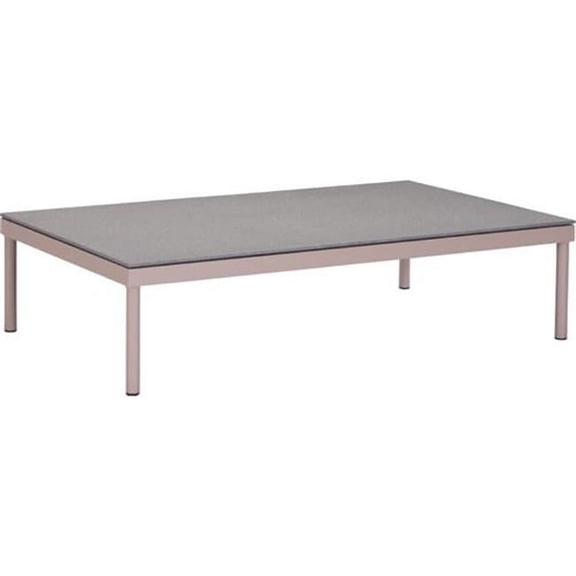 Glass Beach Coffee Table - Taupe & Granite