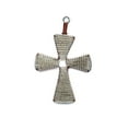 thumbnail image 1 of Glass Bead Cross Ornament - Fair Trade Christmas Decor Handmade in Uganda, East Africa, 1 of 2