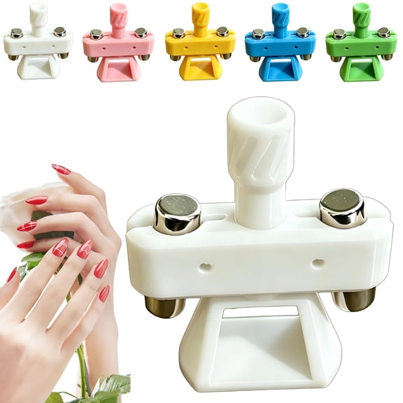 Glass Bead Nail Magnetic Tool, 3D Cat-Eye Manicure Tool, 360° Rotating Magnetic Nail Art Tool for Cat Eye Gel Polish Get the Perfect Center Round Cat Eye Effect for Beginners Home DIY Design