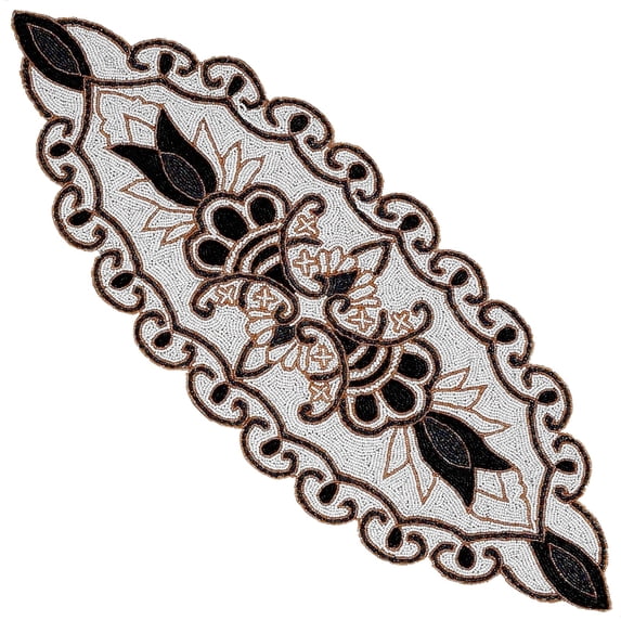 Glass Beaded Table Runner - Elegant Handmade Dining Table Décor for ...