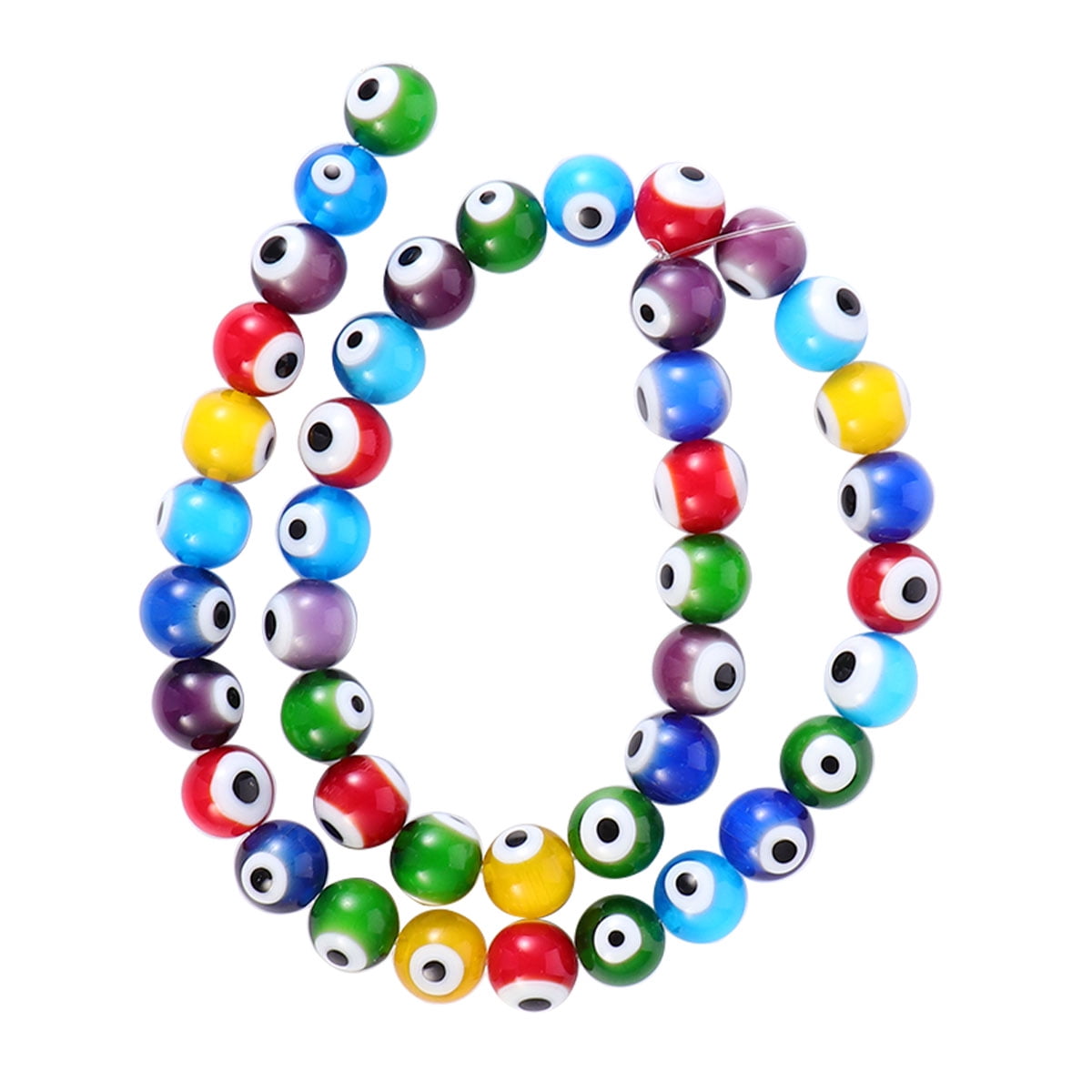 Glass Beads 10mm DIY Bracelet Beads Spacer Beads Halloween Necklace