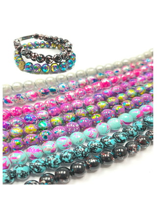 Plastic Beads for Bracelets, Bulk Beads Assortment, Craft DIY Jewelry Supplies, Gift for Beader, Basket Stuffers, 2.5 lb