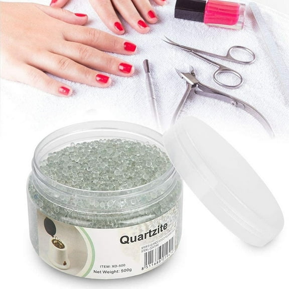 Glass Beads Balls,500g Glass Balls for High Temperature Nail Box Silica Sand Beads Nail Art Equipment