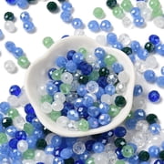 Glass Beads Faceted Rondelle Light Blue 8x6mm Hole 1mm about 145pcs/60g DIY