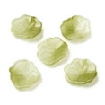 thumbnail image 1 of Glass Beads Lotus Petal Dark Sea Green 24.5x24x6.5mm Hole: 1.2mm, 1 of 3
