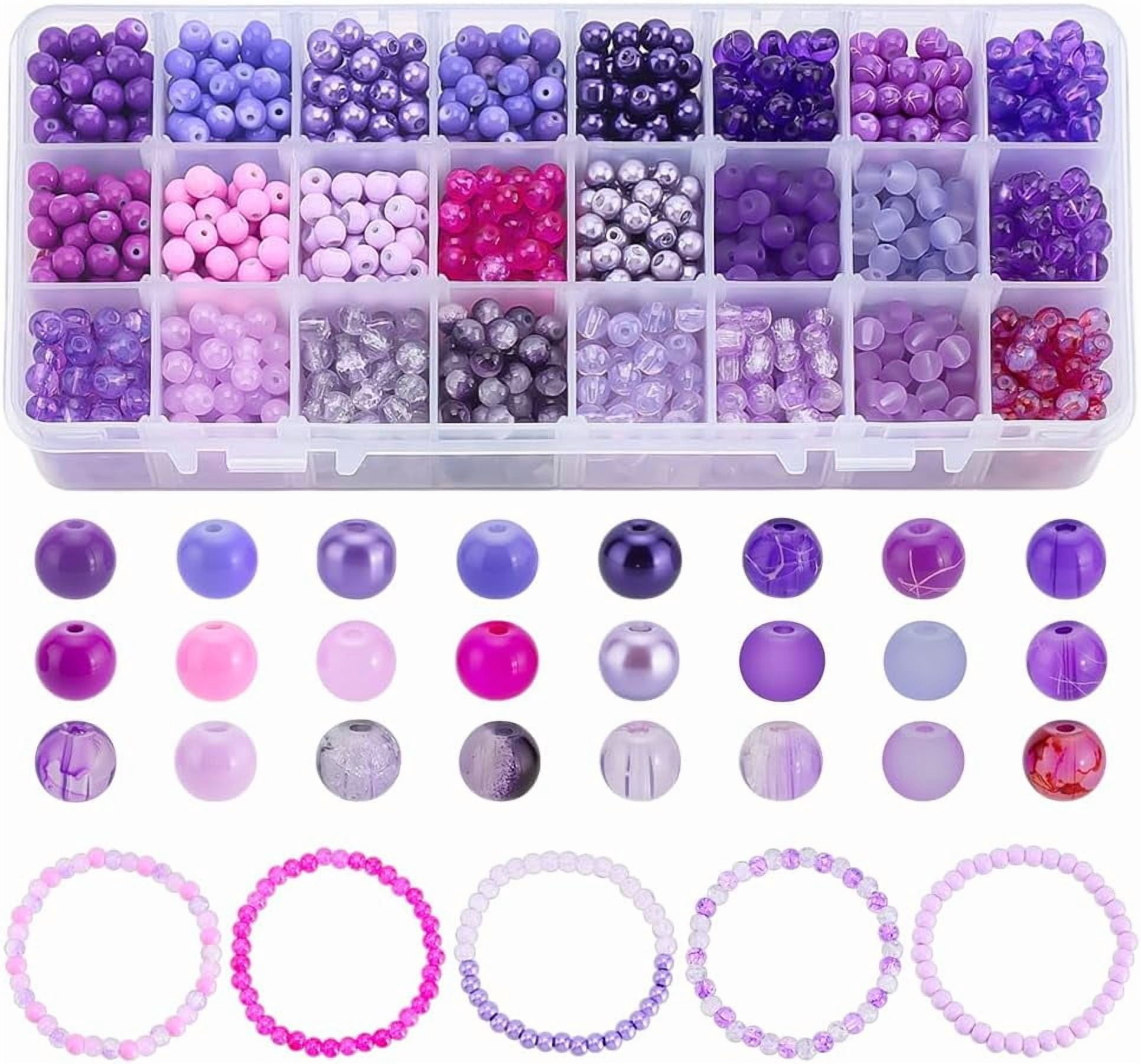 Glass Beads for Beading Jewelry Making Round Mixed color 6mm Hole: 1~1.6mm 24colors about 60pcs/color 1440pcs/box
