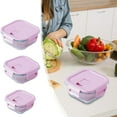 thumbnail image 1 of Glass Bento Box | Borosilicate Microwave-Safe Lunch Container | Leakproof Thermal Shock Resistant | Dishwasher-Safe Meal Prep Storage | Compact Reusable Food Box | Office Work Travel Use, 1 of 6