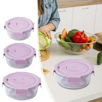 Glass Bento Box | Microwave-Safe Heated Lunch Container | Thermal Shock Resistant | Food Storage Organizer | Durable Glass | Dishwasher Safe | Meal Prep | Office Work | Portable Design | Freshness