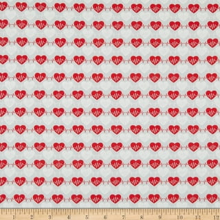 Packed Hearts - Valentine Sweethearts Collections - Black Cotton Fabric by  QT