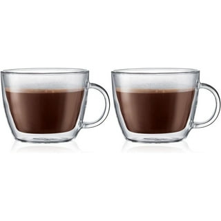 10 Oz. Bodum Bistro Double Wall Coffee Glass - Set of 2 – J.L. Hufford