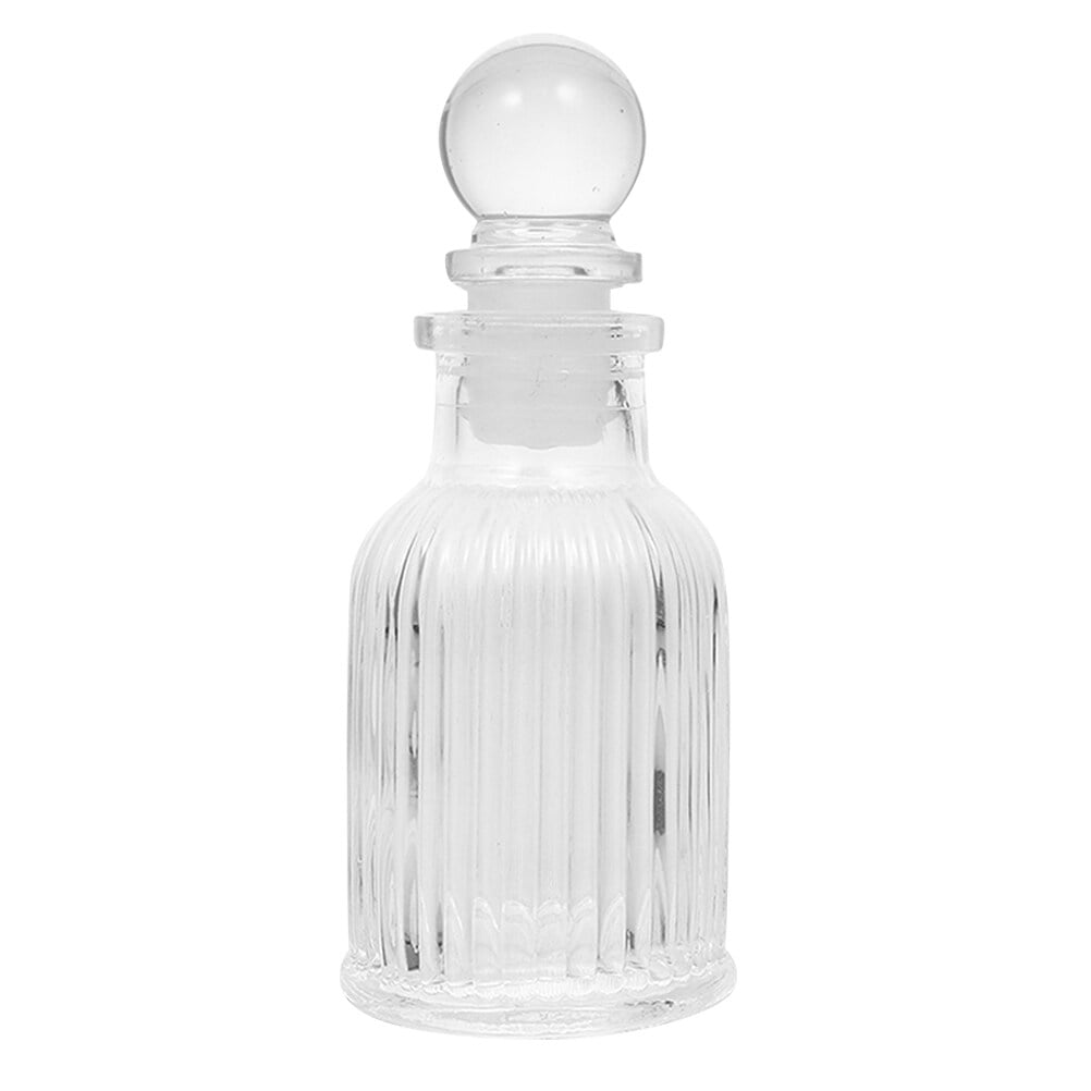 MLINS Elegant Portable Bitters Bottle Glass LeakProof Household Storage Bottle for Home Bar 6 oz Transparent