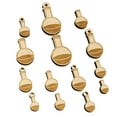 thumbnail image 1 of Glass Boiling Flask Chemistry Science Wood Mini Charms Shapes DIY Craft Jewelry - With Hole - 14mm (26pcs), 1 of 7