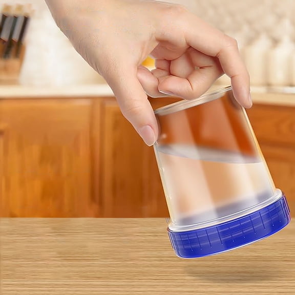 Glass&Bottle 120ml Measuring Cup with Lid Leak-Proof Sealing Container for Reusable Storing and Stacking Dipping